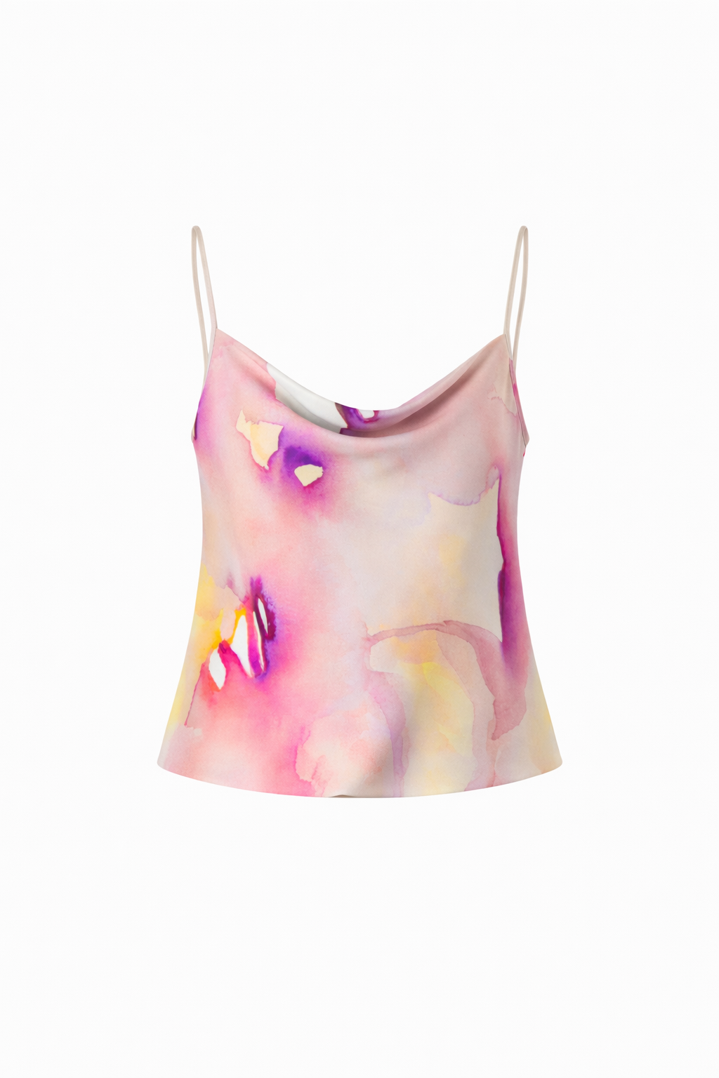 Bibi Top Pink Abstract