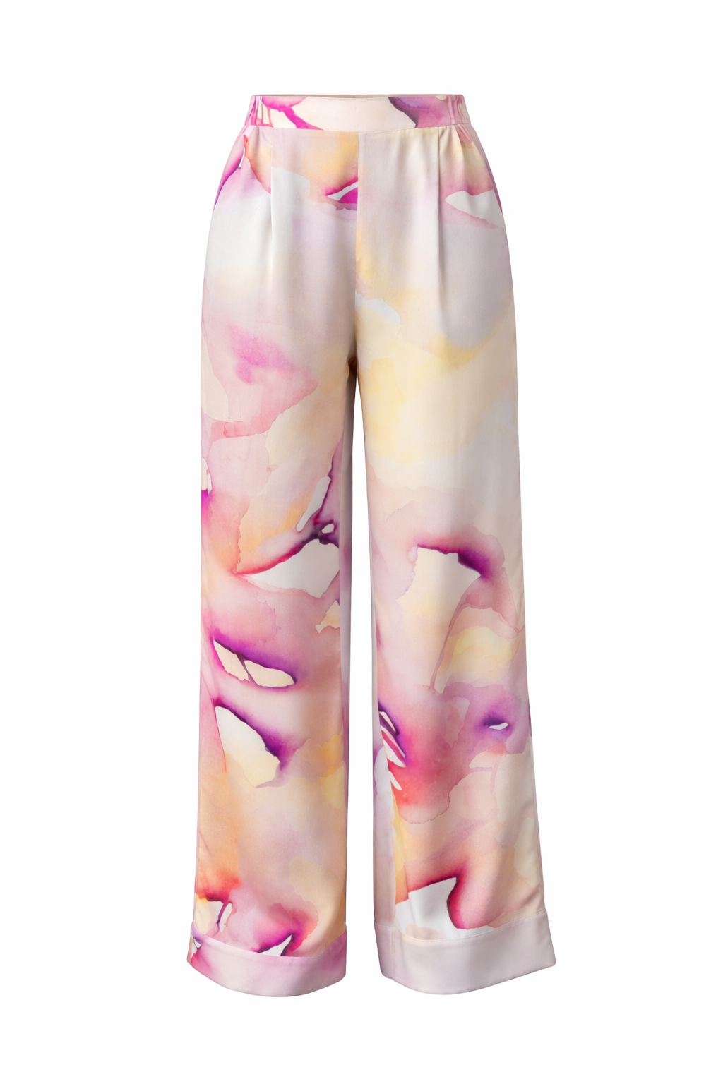 Livia Pants Pink Abstract Pre-Order