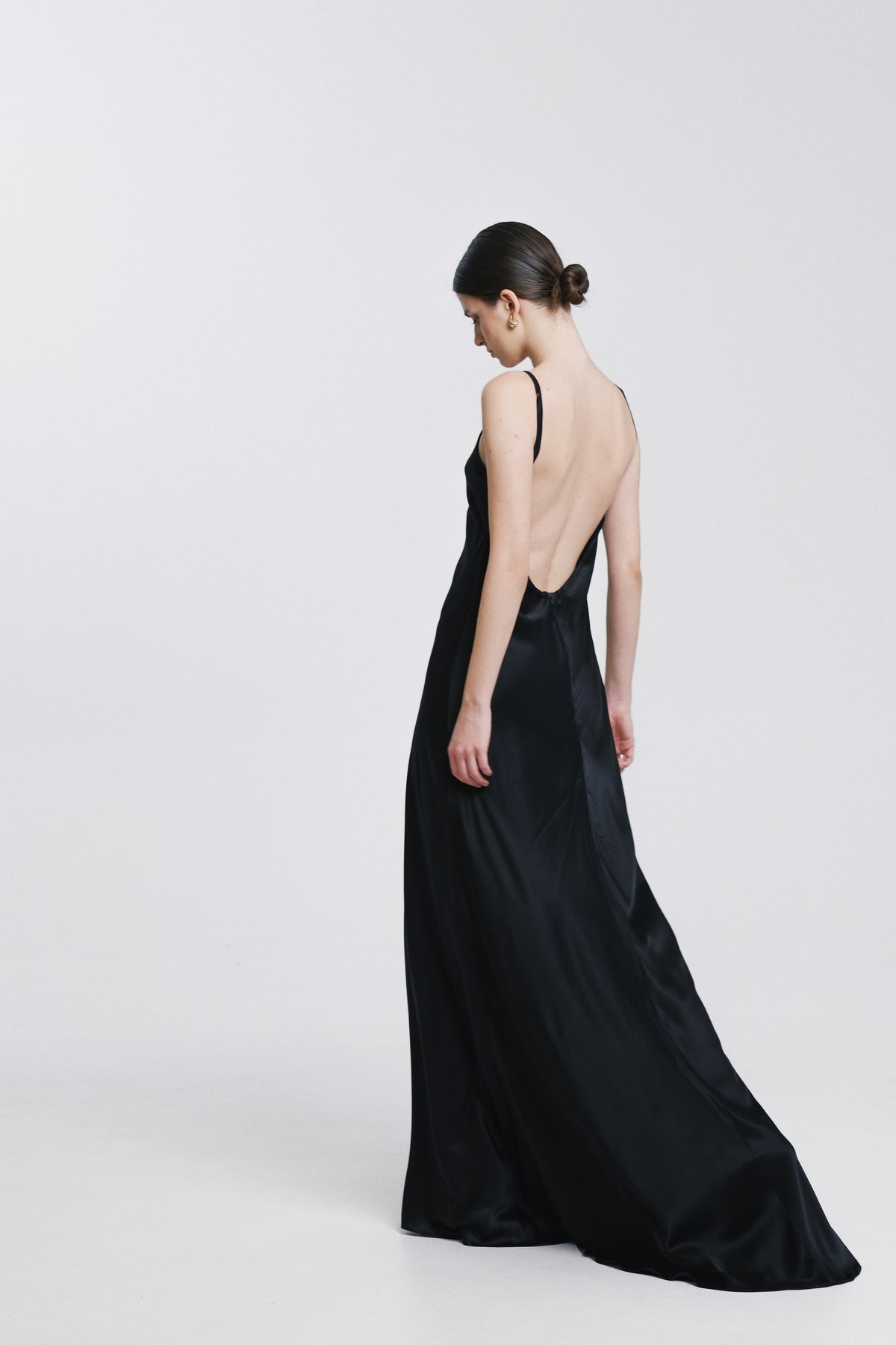 Ellie Slip Dress Black