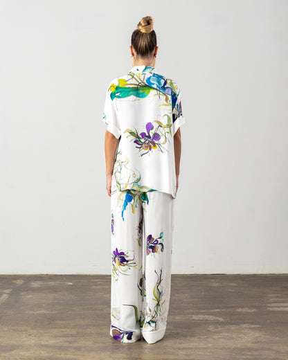 Livia Pants Purple Floral Pre-Order
