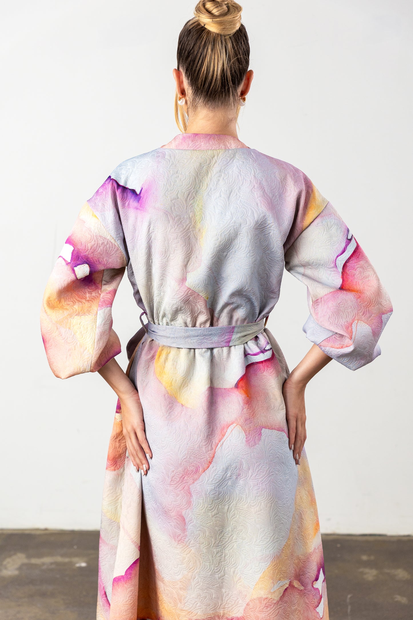 Kali Wrap Coat Abstract Pre-Order