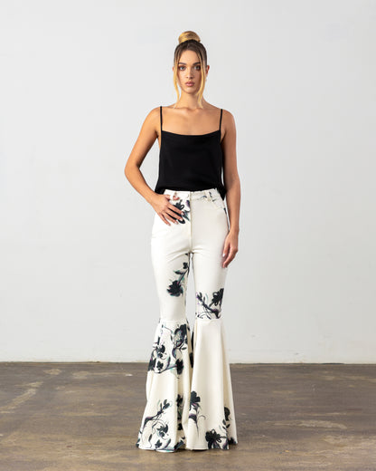 Flossie Flare Pants Floral Pre-Order
