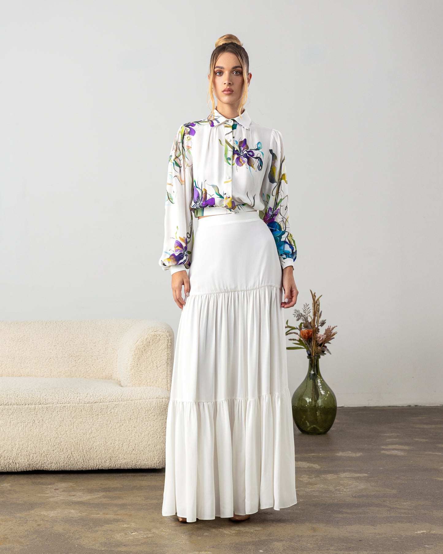 Cleo Crop Blouse Pre-Order