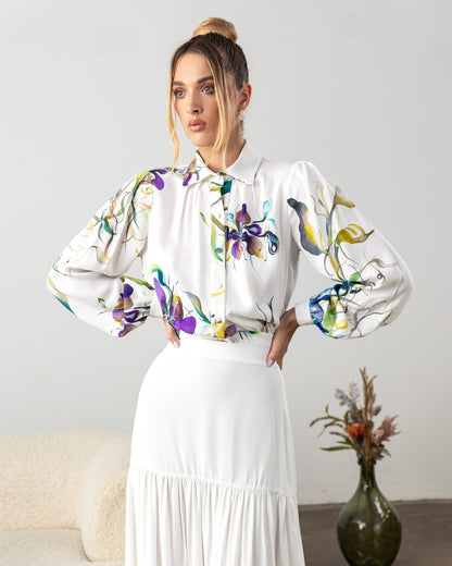 Cleo Crop Blouse Pre-Order