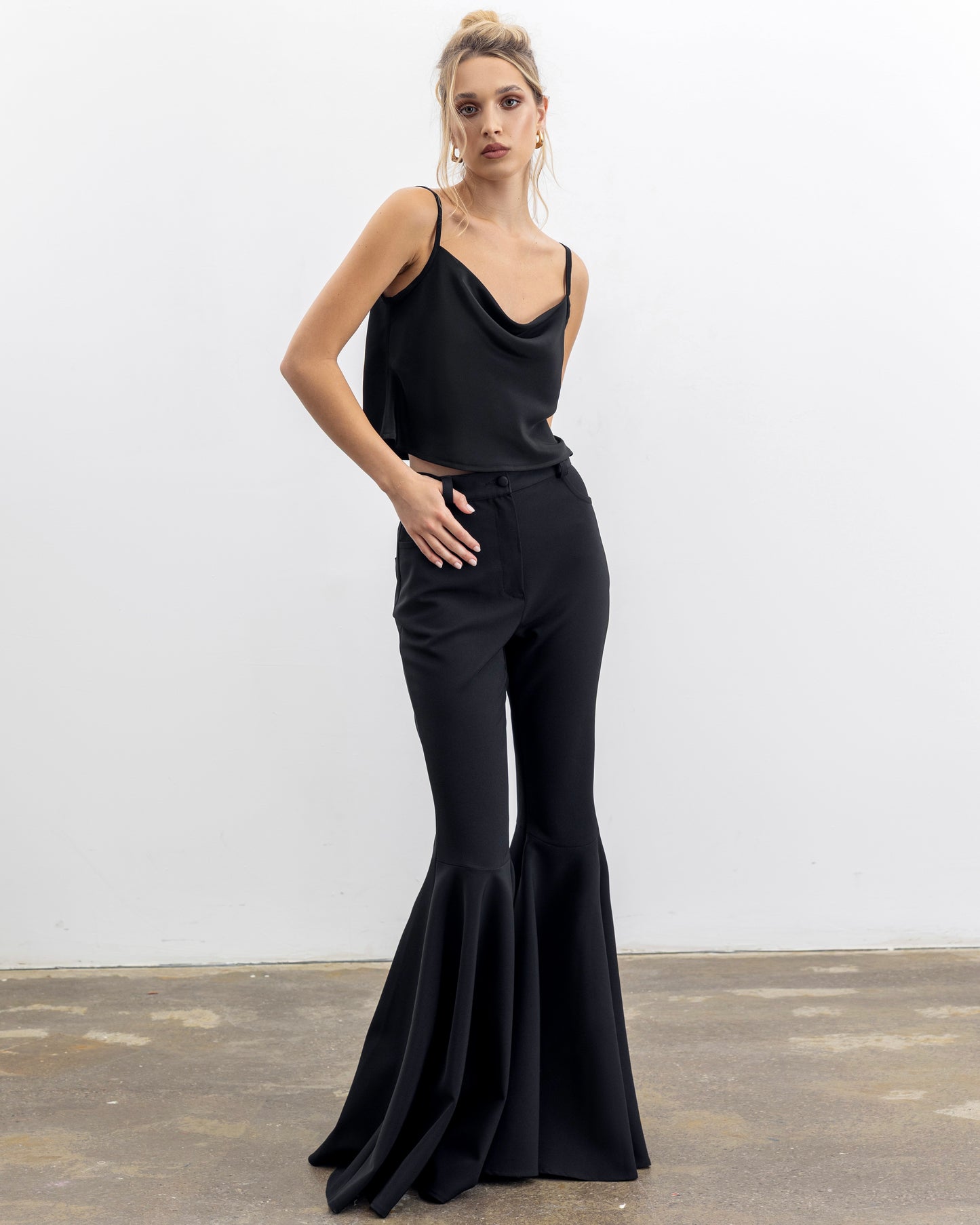 Flossie Flare Pants Black