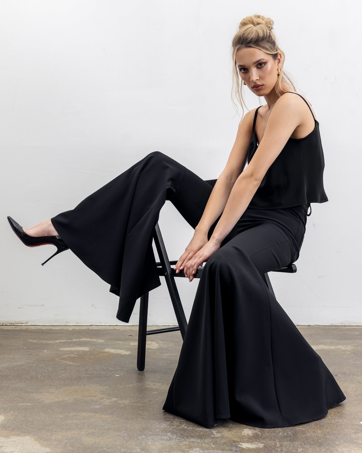 Flossie Flare Pants Black