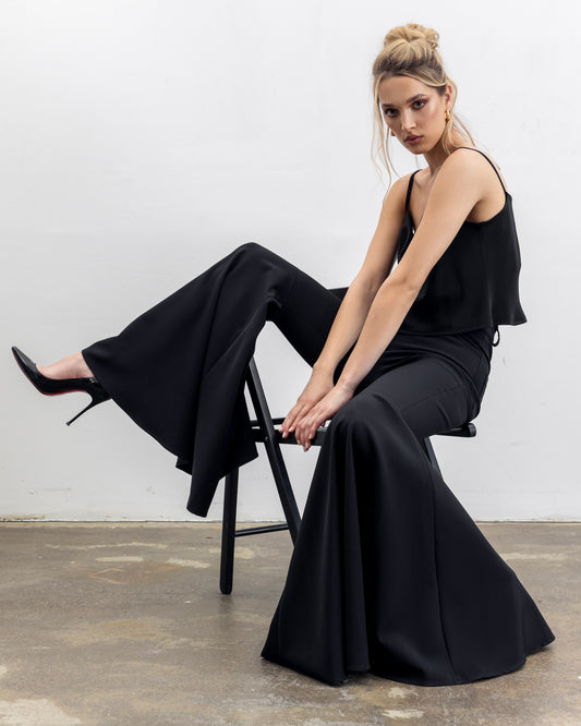 Flossie Flare Pants Black