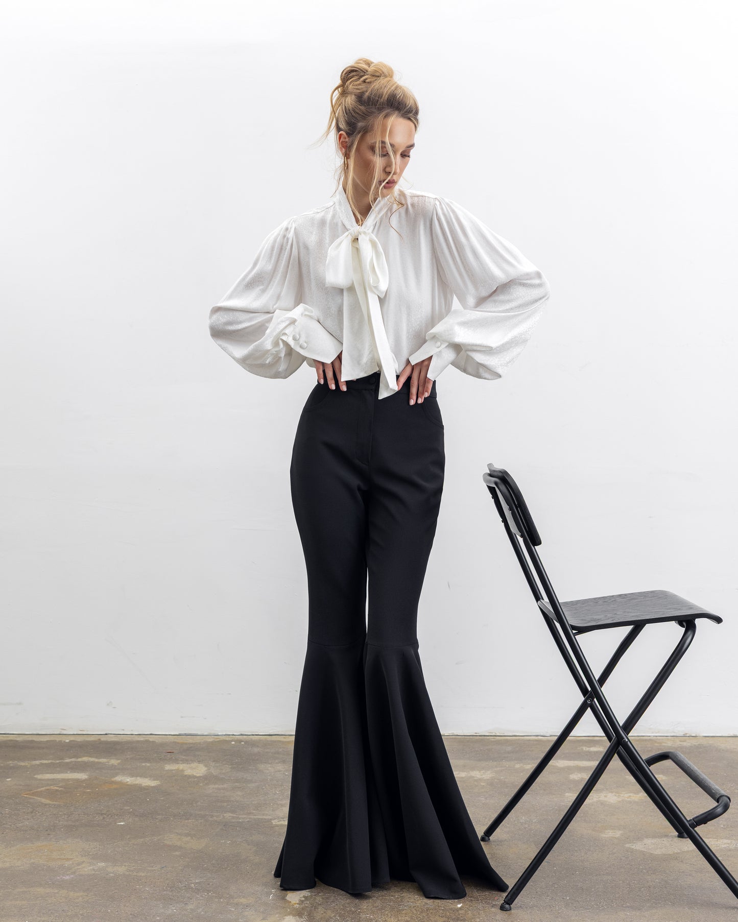 Flossie Flare Pants Black
