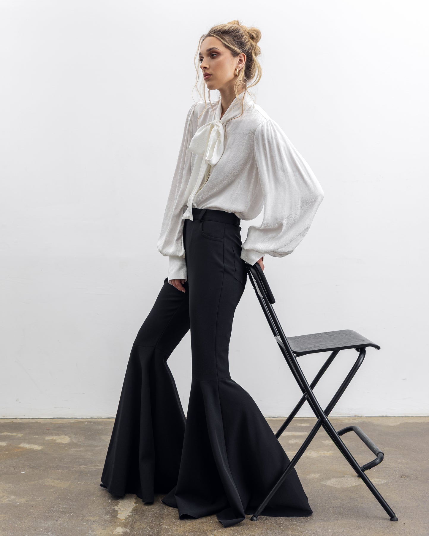 Flossie Flare Pants Black