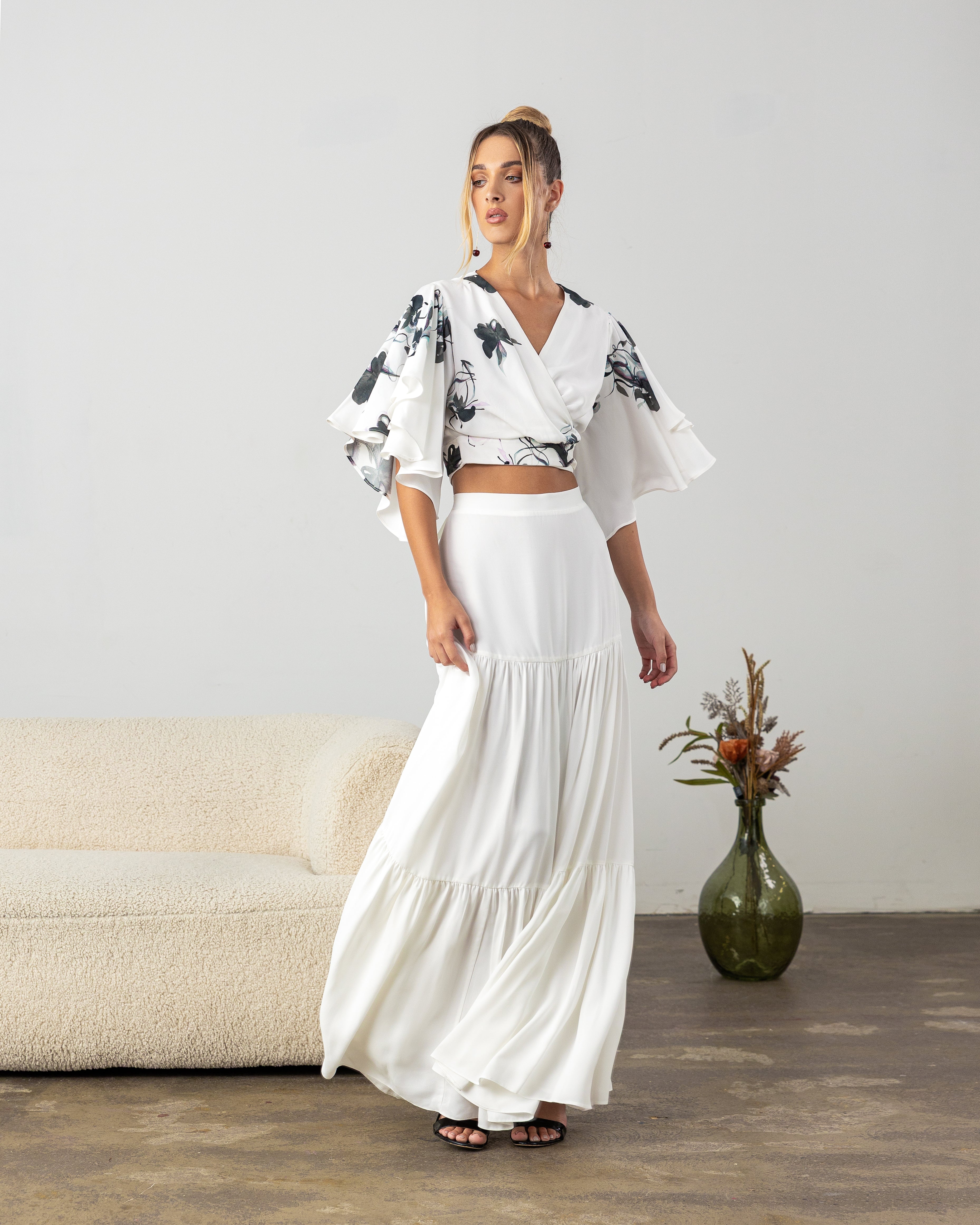 Darcy Flare Crop Top – MAGNOLIA GHOST