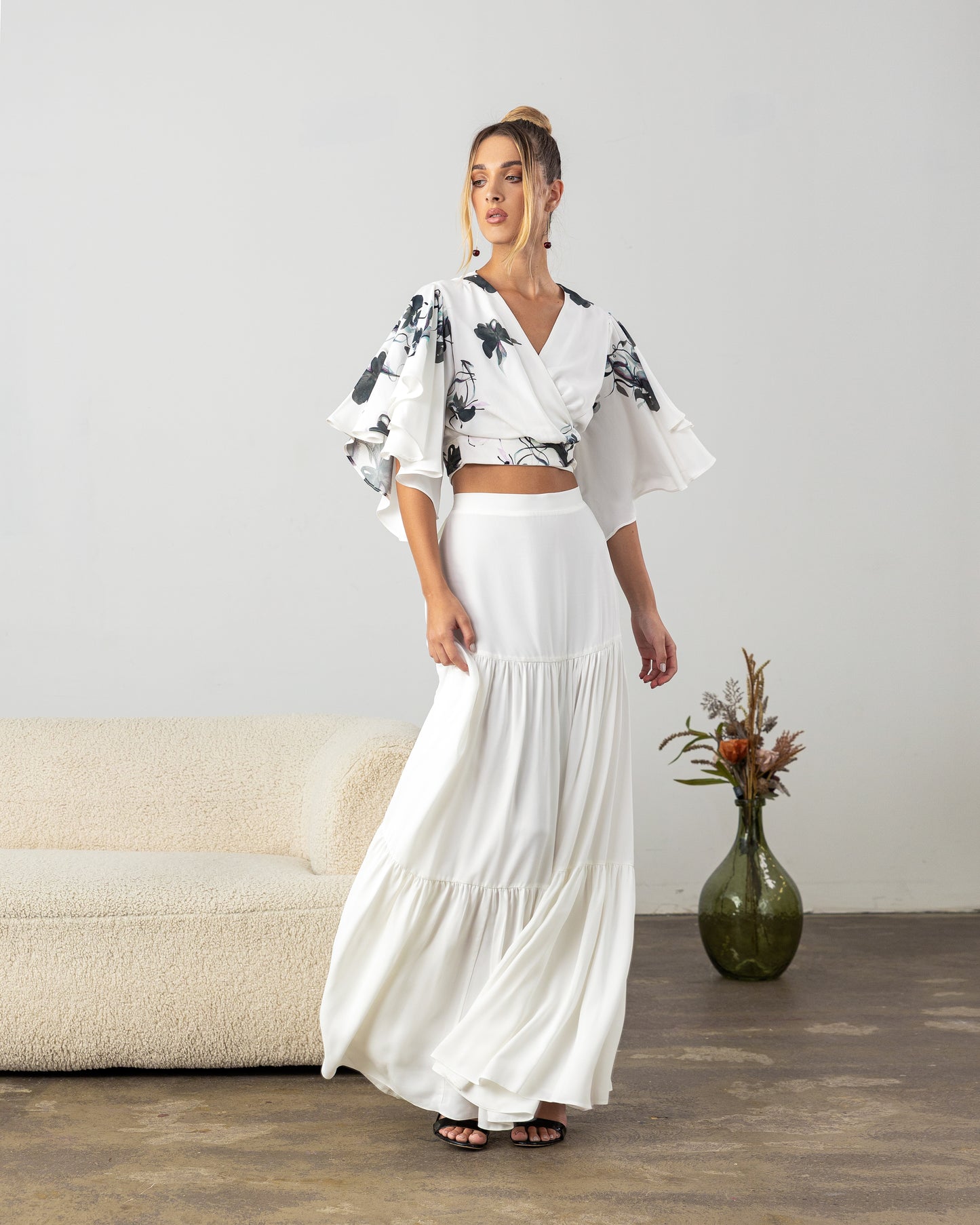 Darcy Flare Crop Top Pre-Order