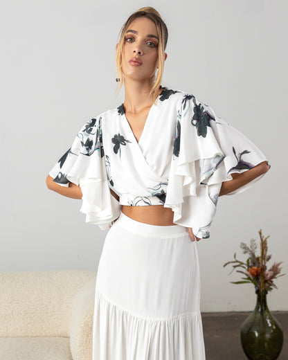 Darcy Flare Crop Top Pre-Order