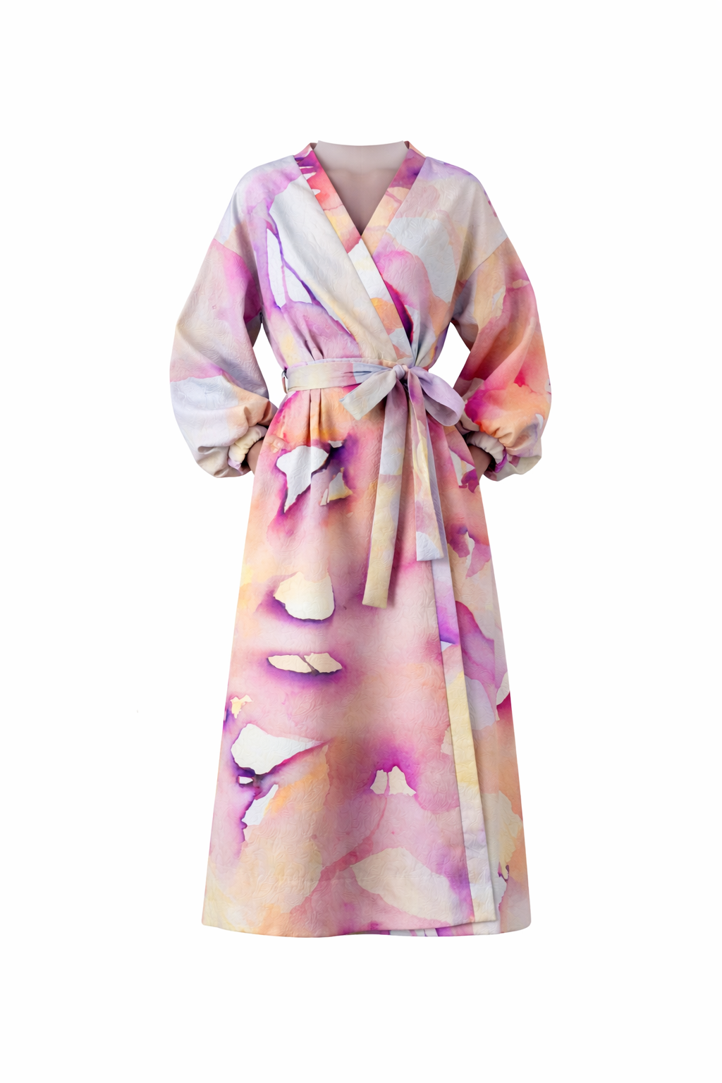 Kali Wrap Coat Abstract Pre-Order