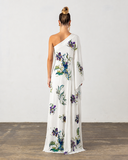 Etta Dress Purple Floral