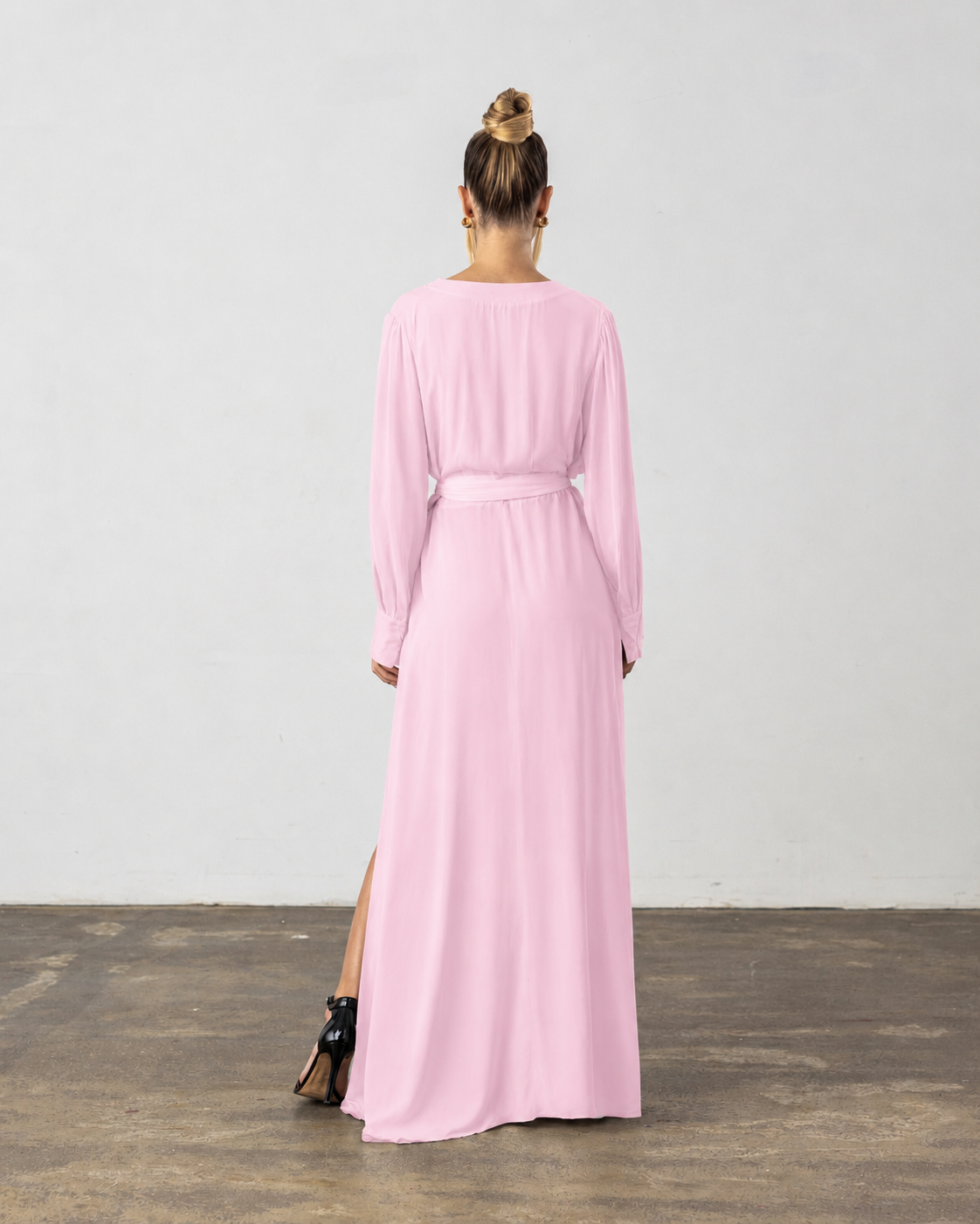 Eloise Wrap Dress Pink