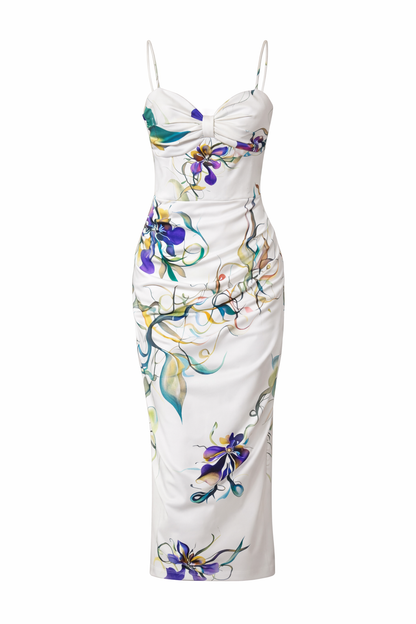 Lavinia Dress Purple Floral Pre-Order