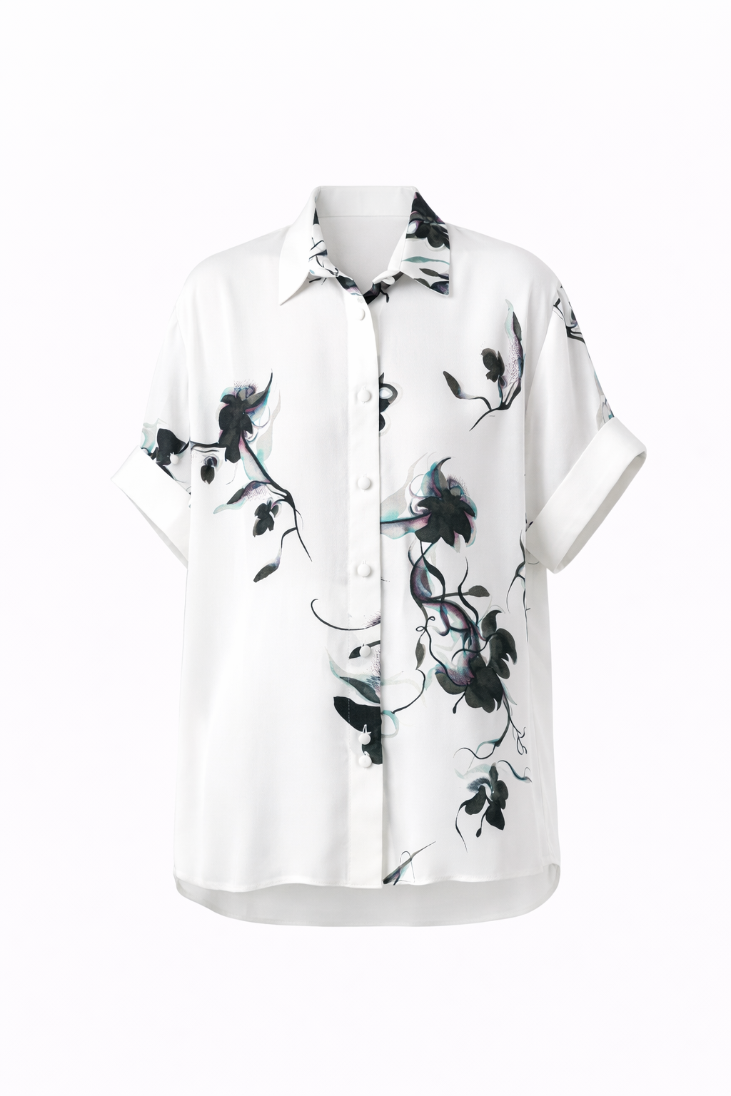 Livia Shirt Black Floral Pre-Order