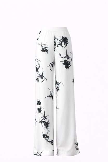 Livia Pants Black Floral Pre-Order