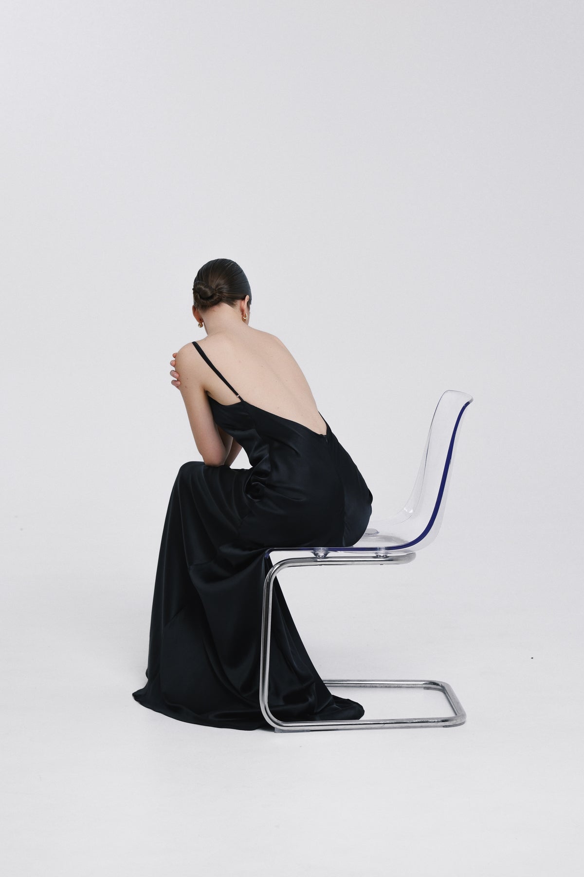 Ellie Slip Dress Black