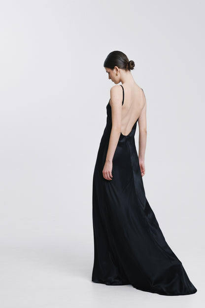 Ellie Slip Dress Black